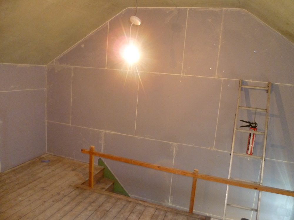 New soundproofed walls, attic conversion near Northallerton, by Handyman Yorkshire